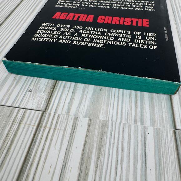 VTG Agatha Christie The Big Four 1975 paperback New Dell Mystery Hercule Poirot - Picture 6 of 9